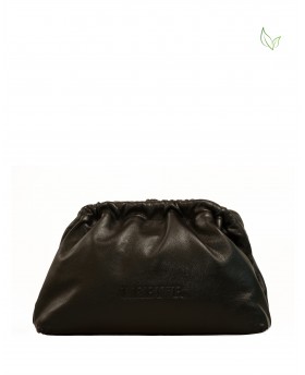 Pochette in eco pelle  - Nera